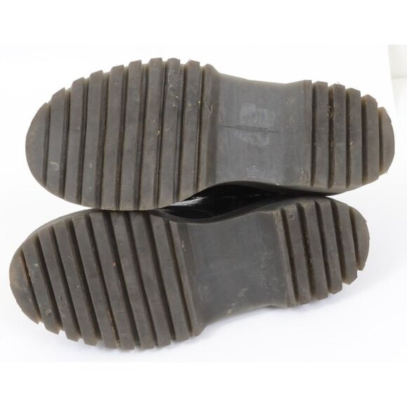 Bershka Women's 8 (38) Lace-up Ankle Boots Vegan Sustainable Platform Combat Got - Picture 8 of 11